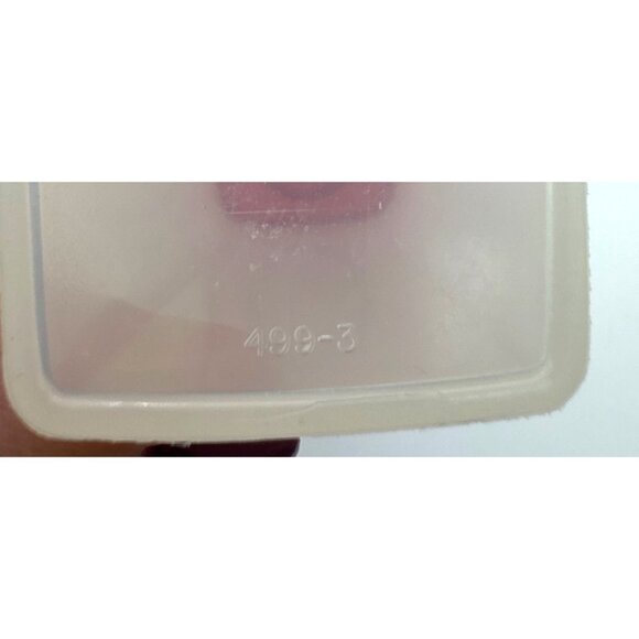 Tupperware Vintage Pitcher 499-3 RED Lid Small pitcher - Picture 4 of 5